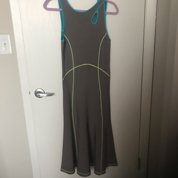 ❌SOLD❌ALEXANDER WANG Gray Midi Cutout Flared Dress - Picture 6 of 8